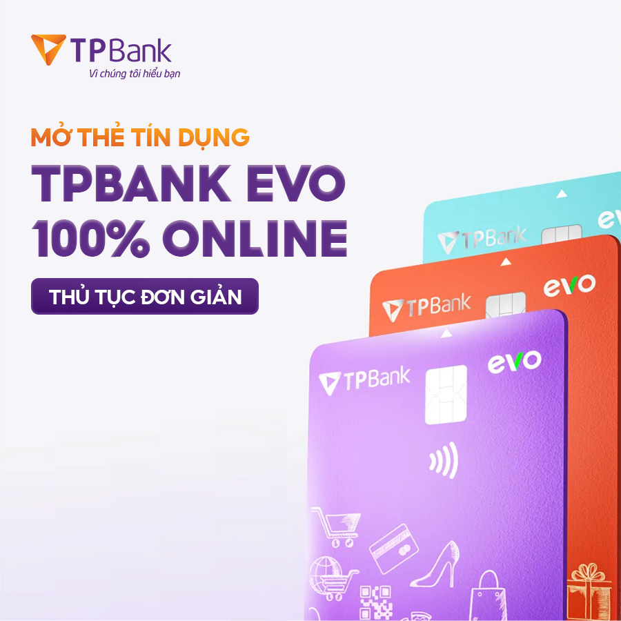 TPBANK | Mở thẻ tín dụng TPBank EVO